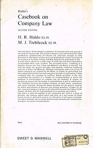 Casebook on Company Law
