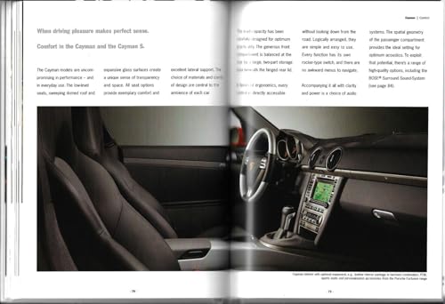 Porsche Cayman 2.7 & Cayman S 3.4 2007-08 UK Market Hardback Sales Brochure