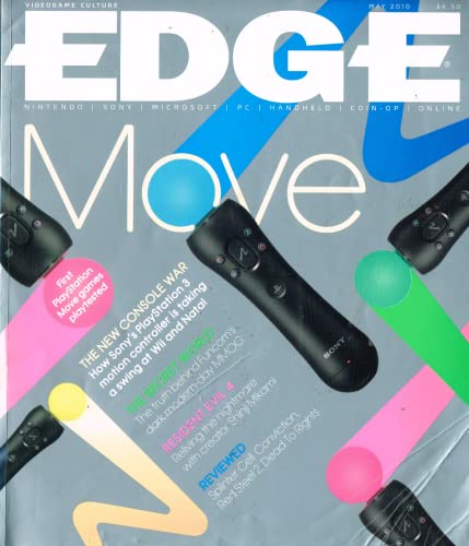 Edge magazine, No 214, May 2010: Playstation Move. Videogame Culture: Nintendo, Sony, Microsoft, PC, Handheld, Coin-op, Online