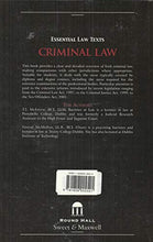 Load image into Gallery viewer, Criminal Law - Essential Law Text: Essential Law Text