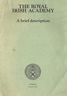 The Royal Irish Academy: A Brief Description