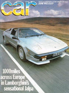 Car magazine, June 1983: 1,000 miles across Europe in Lamborghini's sensational Jalpa