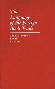 The Language of the Foreign Book Trade
