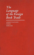 The Language of the Foreign Book Trade