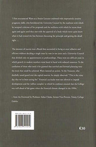 William Watts Provost Trinity College Dublin a Memoir