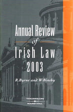 Load image into Gallery viewer, Annual Review of Irish Law 2003 (2003)