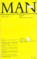 Man, Volume 19, Number 4, December 1984 - The Journal of the Royal Anthropological Institute