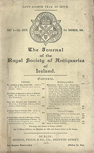 The Journal of the Royal Society of Antiquities of Ireland, Part 4, Volume XXXVI, 31st December 1906