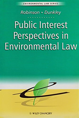 Public Interest Perspectives in Environmental Law