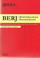 BERJ: British Educational Research Journal, June 2018, Volume 44, Number 3 - Journal of the British Educational Research Association
