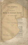 The Journal of the Royal Historical and Archaeological Association of Ireland, Vol VII (7), Fourth Series, July 1885, No 63