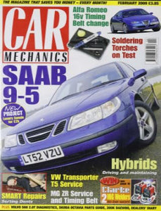 Car Mechanics magazine, February 2009: Saab 9-5, Alfa Romeo 16v timing belt, Hybrids, VW Transporter T5, MG ZR service and timing belt