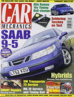 Car Mechanics magazine, February 2009: Saab 9-5, Alfa Romeo 16v timing belt, Hybrids, VW Transporter T5, MG ZR service and timing belt