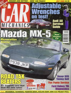 Car Mechanics magazine, July 2008: Mazda MX-5, Rover KV6, Fiat Punto, Ford Galaxy Tdi, Audi A8