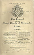 The Journal of the Royal Society of Antiquities of Ireland, Part 4, Vol XXXIX (39), 31st December 1909