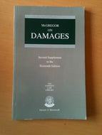 McGregor on Damages: 2nd Supplement to 16r.e. (Common Law Library)