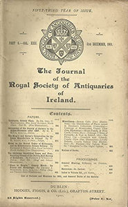 The Journal of the Royal Society of Antiquities of Ireland, Part 4, Volume XXXI, 31st December 1901