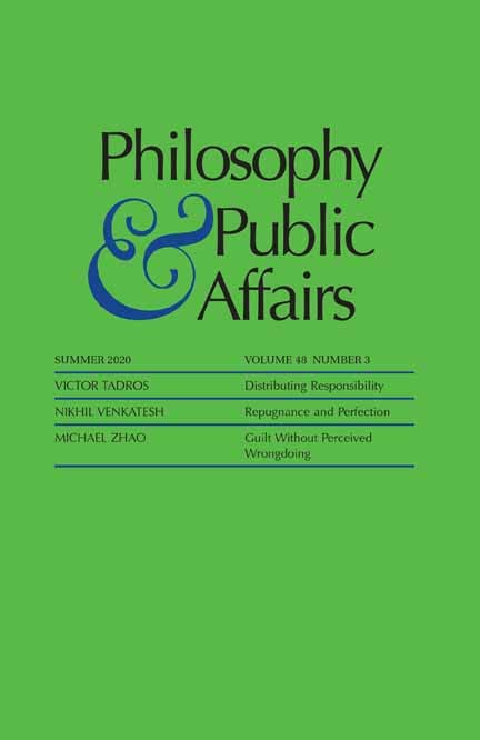 Philosophy and Public Affairs journal, Summer 2020, Volume 48, Number 3 (Philosophy & Public Affairs)