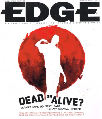Edge magazine, No 208, December 2009, Dead or Alive? Japan's game industry faces its own survival horror. Videogame Culture: Nintendo, Sony, Microsoft, PC, Handheld, Coin-op, Online