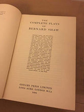 Load image into Gallery viewer, The Complete Plays of Bernard Shaw