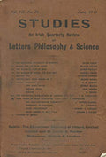 Studies: An Irish Quarterly Review of Letters, Philosophy and Science - June 1918 - Vol VII (7), No. 26