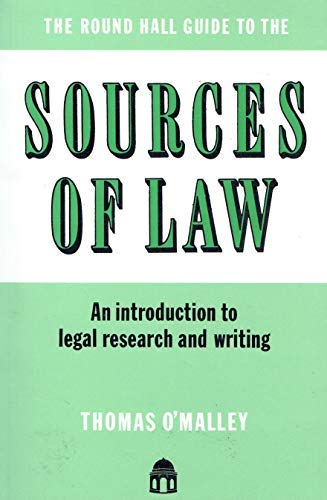 The Sources of Law: An Introduction to Legal Research and Writing