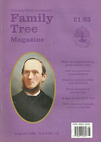 Family Tree Magazine, August 1993, Volume 9, Number 10