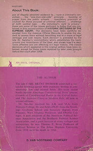 Historic Decisions of the Supreme Court (The Anvil Series)