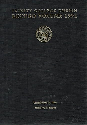 Trinity College Dublin Record: No. 8 (Trinity College Dublin Quatercentenary S.)