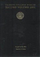 Trinity College Dublin Record: No. 8 (Trinity College Dublin Quatercentenary S.)