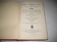 The Public General Acts and Church Assembly Measure of 1948. Volume II