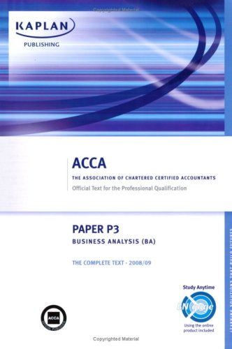 Complete Text (P3 Business Analysis BA)