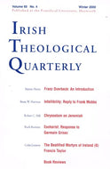 Irish Theological Quarterly, Volume 65, No. 4, Winter 2000