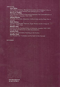 Australian Historical Studies: Volume 99, Number 100, April 1998