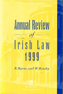 Annual Review of Irish Law 1999 (1999)