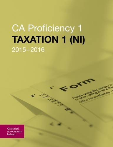 Taxation 1 (NI) 2015-2016 (CAP 1)