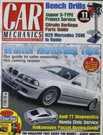 Car Mechanics magazine, November 2010: Audi TT diagnostics, Honda Civic service, Volkswagen Passat, Jaguar S-Type, Citroen Berlingo parts, H2R Mercedes 260E