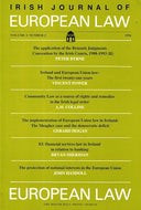 Irish Journal of European Law, Volume 3, Number 2, 1994