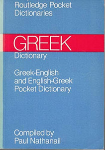 English-Greek, Greek-English Dictionary (Routledge pocket dictionaries)