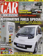 Car Mechanics magazine, June 2008: Honda CR-V, BMW 523i, Lexus IS200, Land Rover freelander, alternative fuels