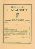 The Irish Genealogist, Vol 13, No 2: 2011 - Official Organ of the Irish Genealogical Research Society