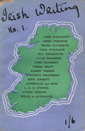 Irish Writing No.1 The Magazine Of Contemporary Irish Literature.