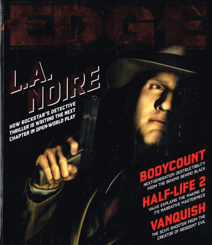 Edge magazine, No 213, April 2010 - LA Noire: Rockstar's Detective Thriller. Videogame Culture: Nintendo, Sony, Microsoft, PC, Handheld, Coin-op, Online