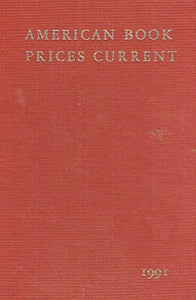 American Book Prices Current, 1991: 97