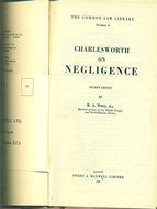 Charlesworth on Negligence. Fourth edition by R. A. Percy