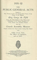 1931-2 The Public General Acts.