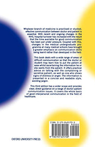 Talking with Patients: Keys to Good Communication (Oxford Medical Publications)