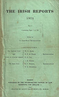 The Irish Reports 1975 - Part 1, Containing Pages 1 to 220.