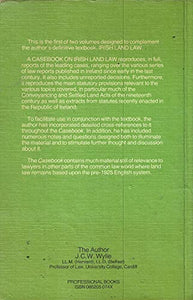 Casebook on Irish Land Law