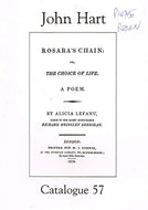 John Hart Rare Books, Catalogue 57: Recent Acquisitions